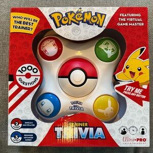Pokémon Trainer Trivia Game - Red, Green, Blue, White NIB
